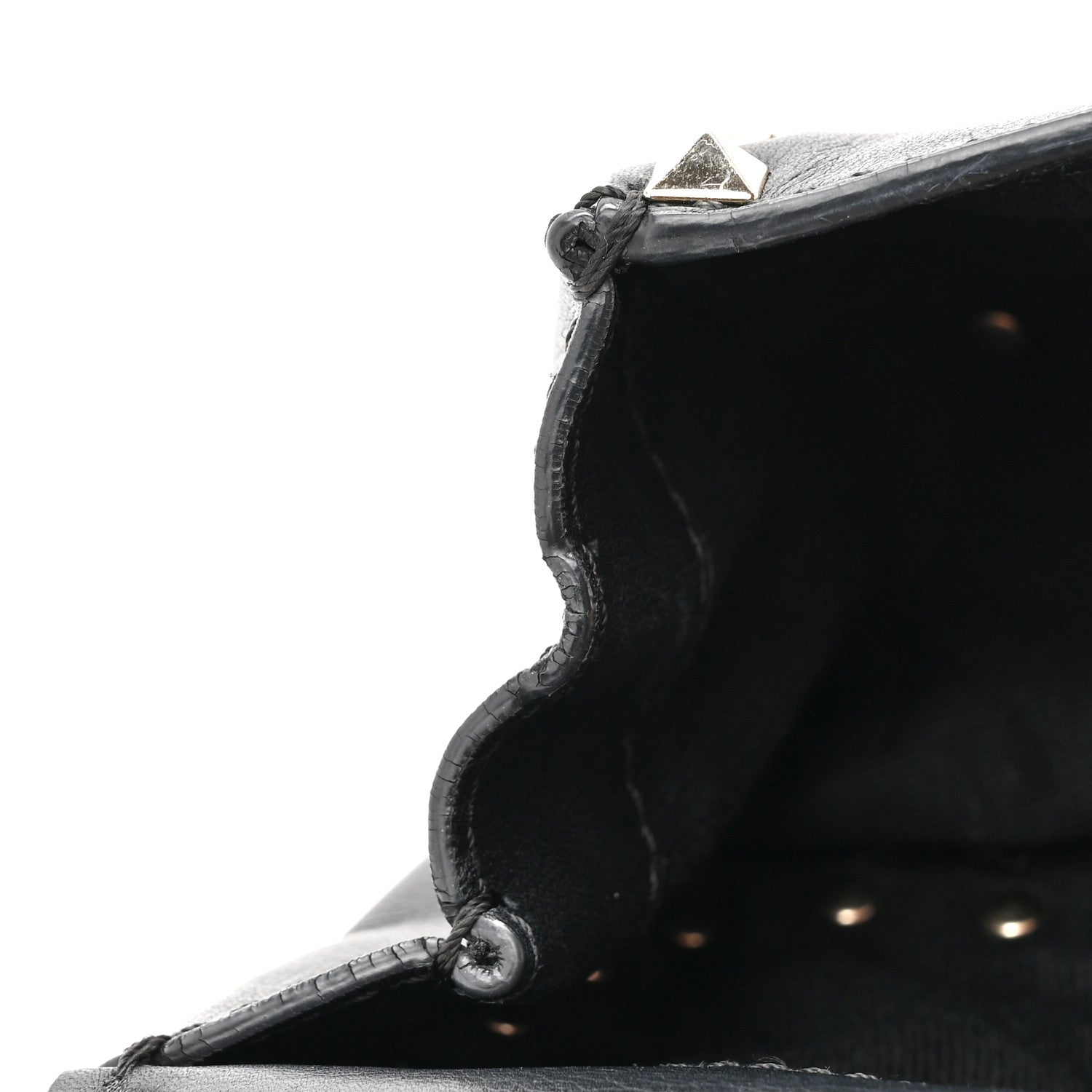 Valentino Garavani Calfskin Rockstud Belt Bag Black 10 of 13