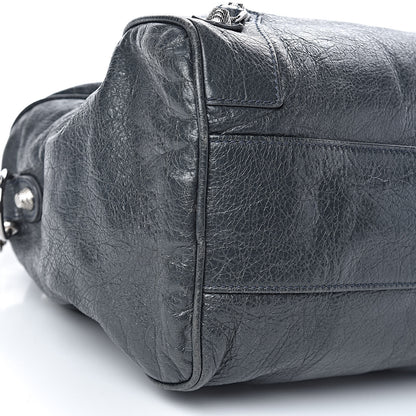 Balenciaga Agneau Giant 12 Silver Hardware Boston Anthracite 11 of 12