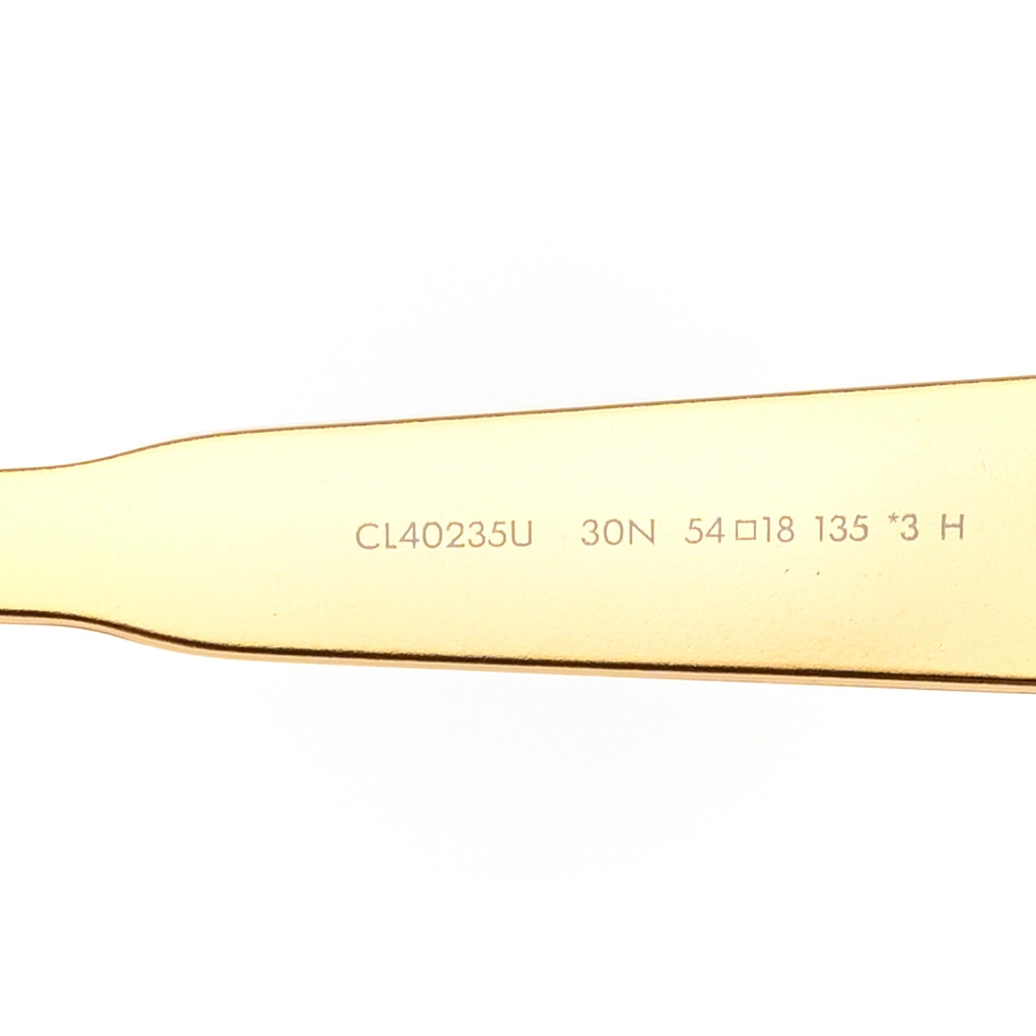 Celine Metal Triomphe 01 Sunglasses CL40235U Gold Green 5 of 8