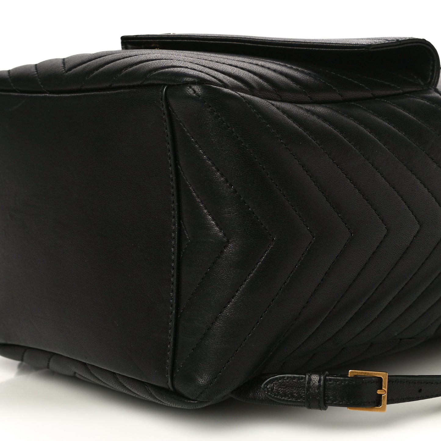 Lambskin Matelasse Monogram Joe Backpack Black
