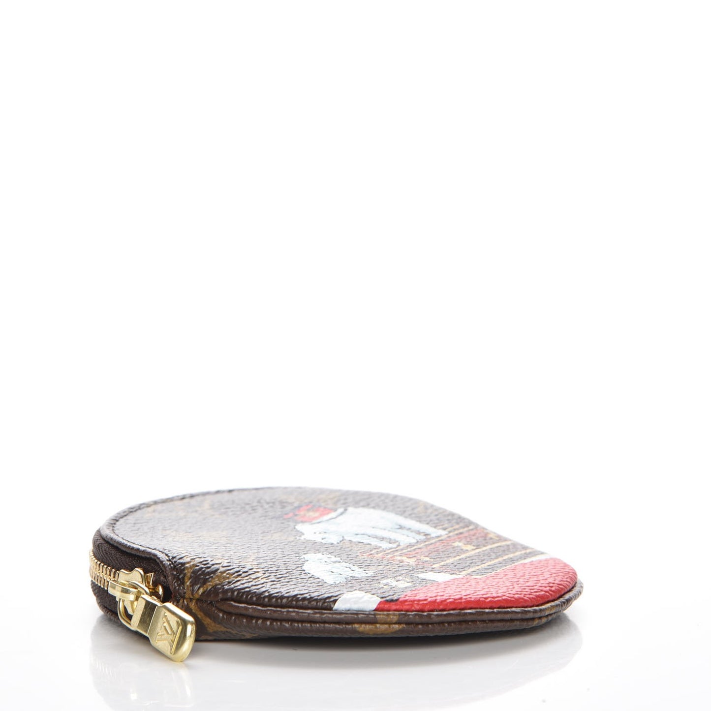 Monogram 2017 Christmas Animation Round Coin Purse