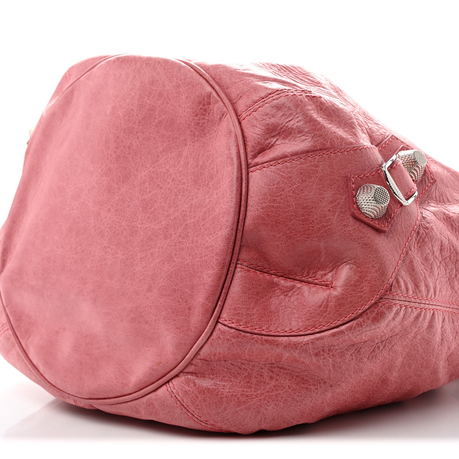 Balenciaga Agneau Giant 21 Silver Hardware Pompon Framboise 10 of 16
