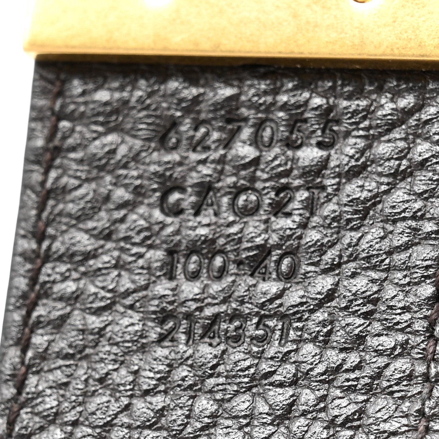 Gucci Dollar Calfskin Double G Reversible 37mm Belt 100 40 Black New Acero 6 of 6