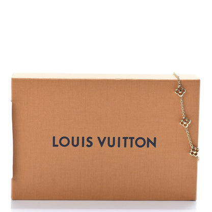 Louis Vuitton Brass Flower Full Bracelet Gold 6 of 6