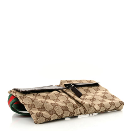 Gucci Monogram Web Belt Bag Dark Brown 4 of 10