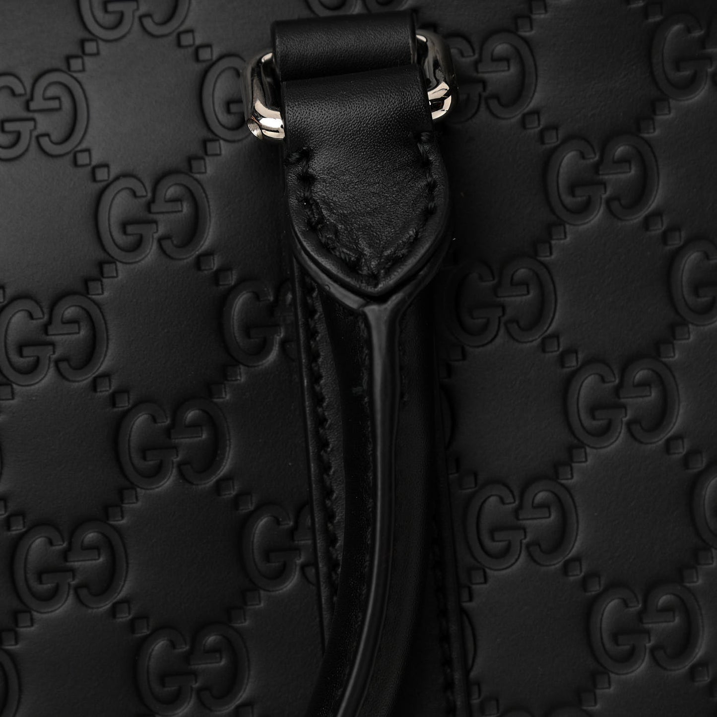 Guccissima Signature Briefcase Black