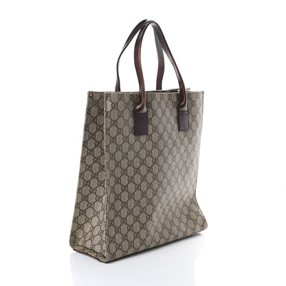 Gucci GG Plus Monogram Small Vertical Tote Dark Brown 2 of 8