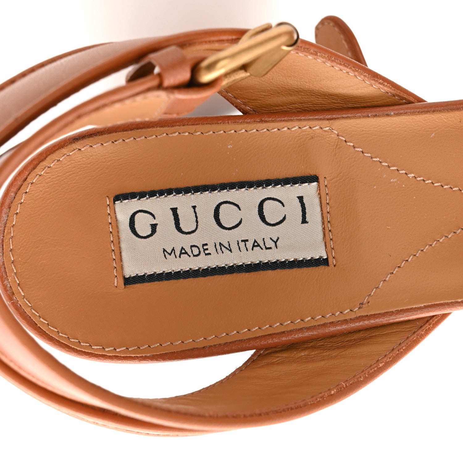 Gucci Quentin Granada Kid Horsebit 25/60mm Platform Sandals 36 Harness Brown 8 of 11