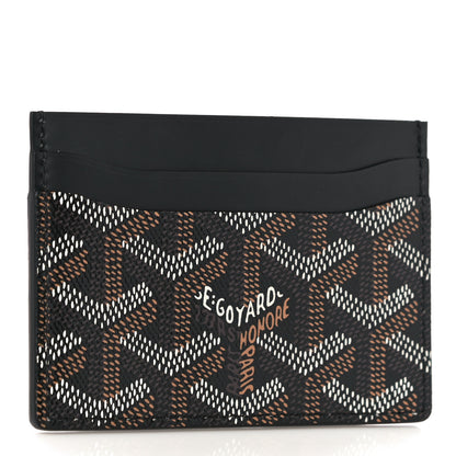 Goyard Goyardine Saint Sulpice Card Holder Black 3 of 9