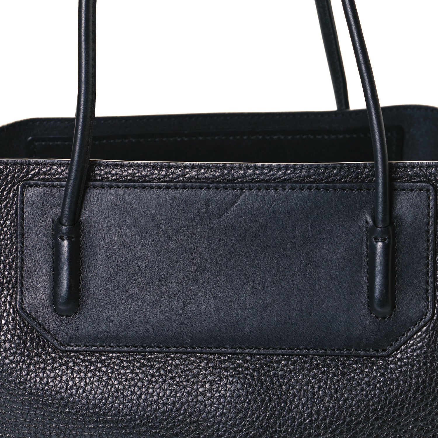 Alexander Wang Pebbled Calfskin Large Prisma Skeletal Tote Black Silver Hardware 17 of 20