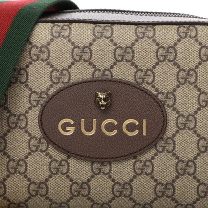 Gucci GG Supreme Monogram Web Neo Vintage Shoulder Bag Beige New Acero Crop 10 of 10