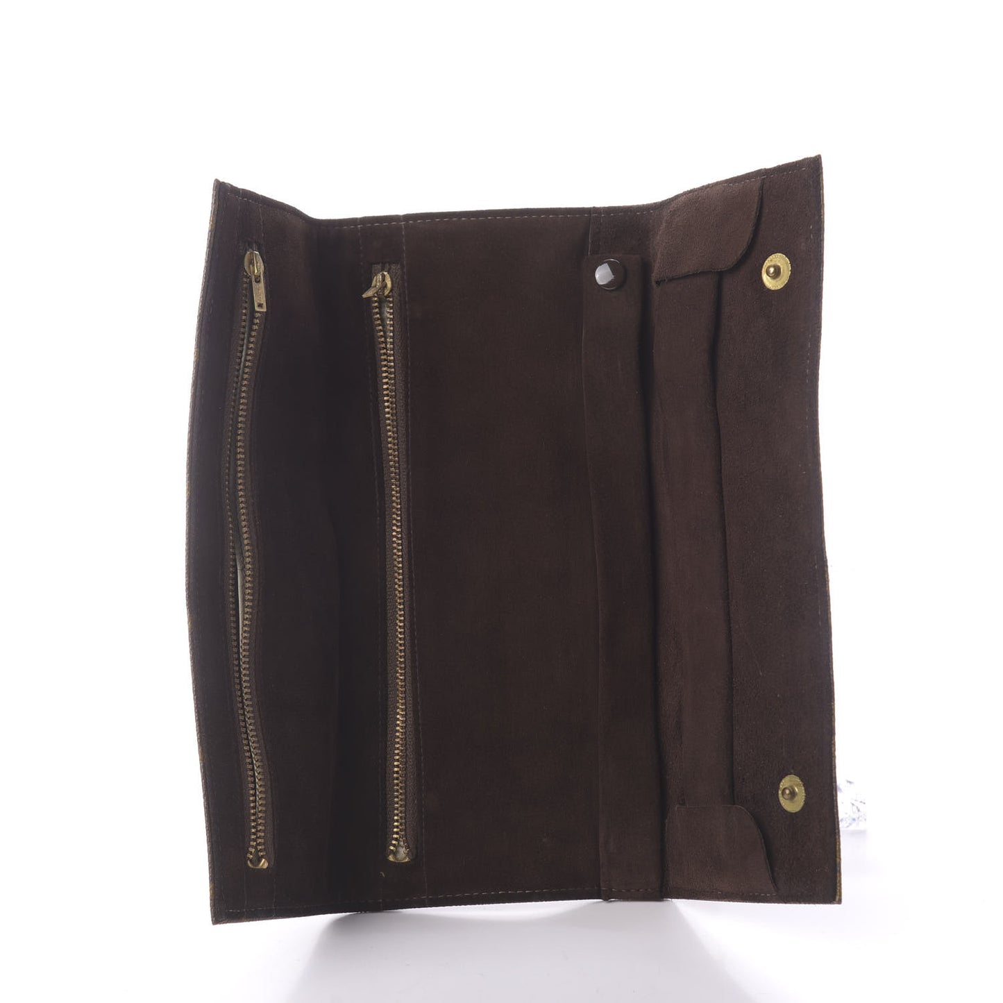 Monogram Saks Jewelry Roll Pouch