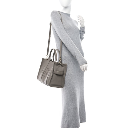 Marc Jacobs Grained Calfskin Medium The Tote Bag Cement 2 of 11