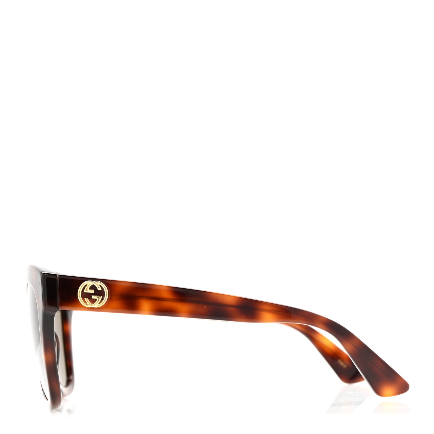 Acetate Square Frame Sunglasses GG0029S Tortoise