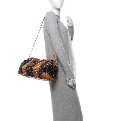 Louis Vuitton Monogram Multicolor Courtney MM Black 2 of 15