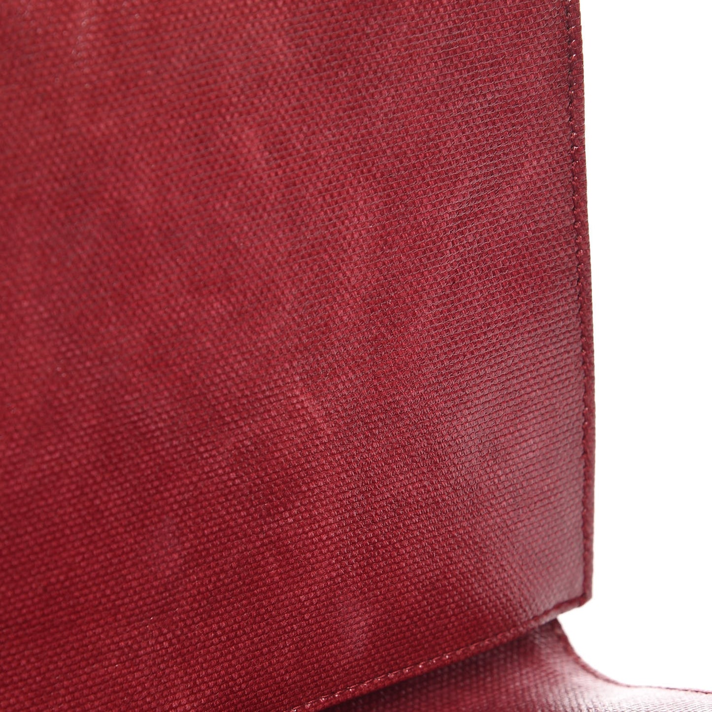 Coated Linen Large Belle De Jour Clutch Palissandre