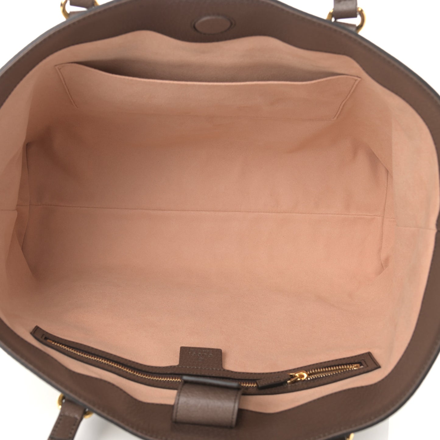 GG Supreme Monogram Medium Ophidia Shopping Tote Brown