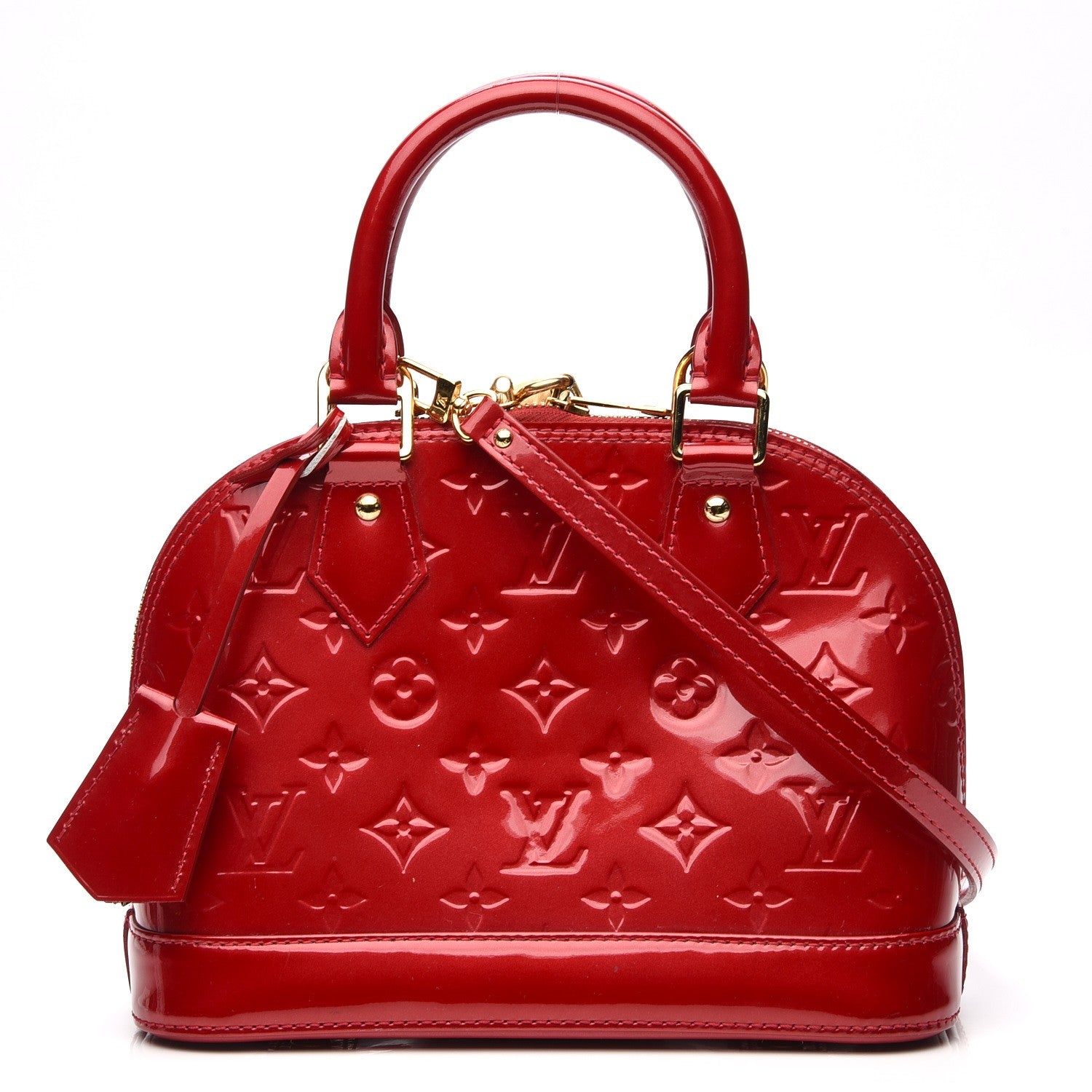 Louis Vuitton Vernis Alma BB Pomme D'Amour 1 of 8