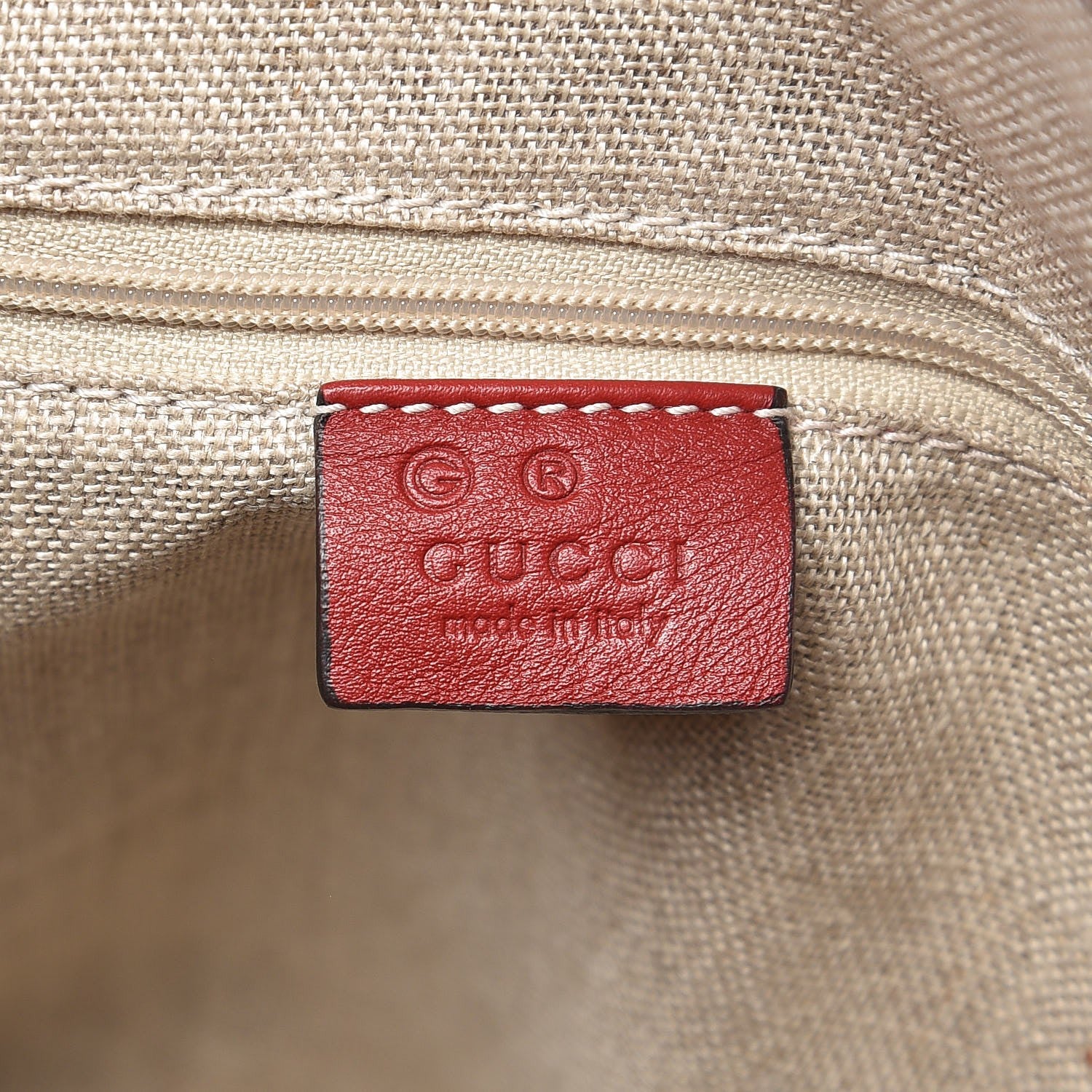 Gucci Soft Microguccissima Dome Satchel Red 6 of 8