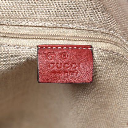 Gucci Soft Microguccissima Dome Satchel Red 6 of 8