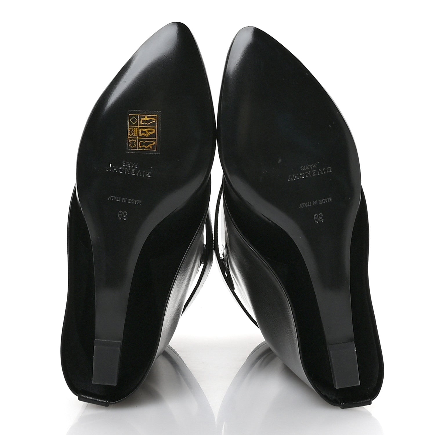 Givenchy Calfskin Shark Lock Ankle Boots 39 Black 6 of 8