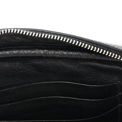 Saint Laurent Grain De Poudre Matelasse Monogram Mini Lou Camera Bag Black 10 of 14