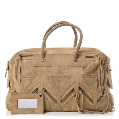 Balenciaga Suede Multi Zip Lariat Bag Beige 1 of 18