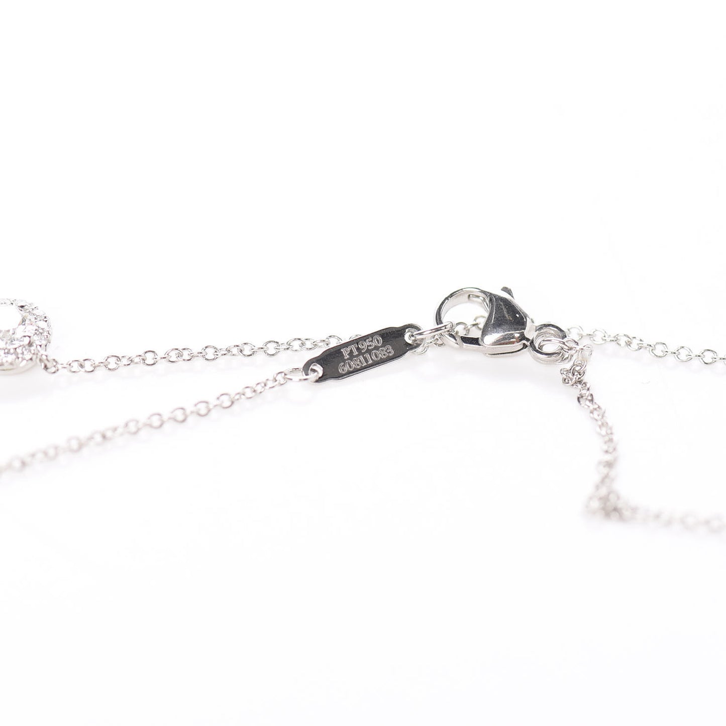 Platinum Diamond Small Soleste Pendant Necklace