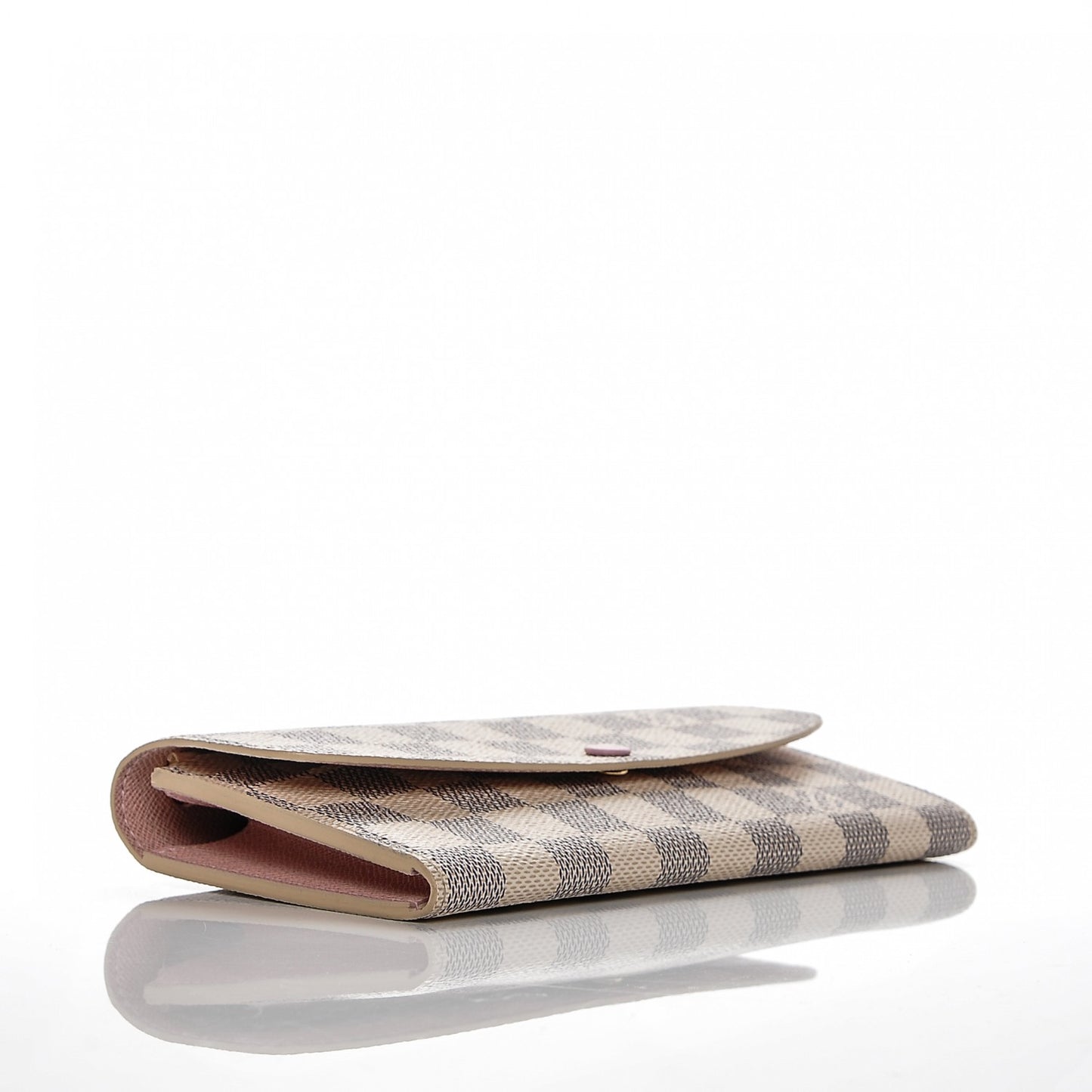Damier Azur Emilie Wallet Rose Ballerine