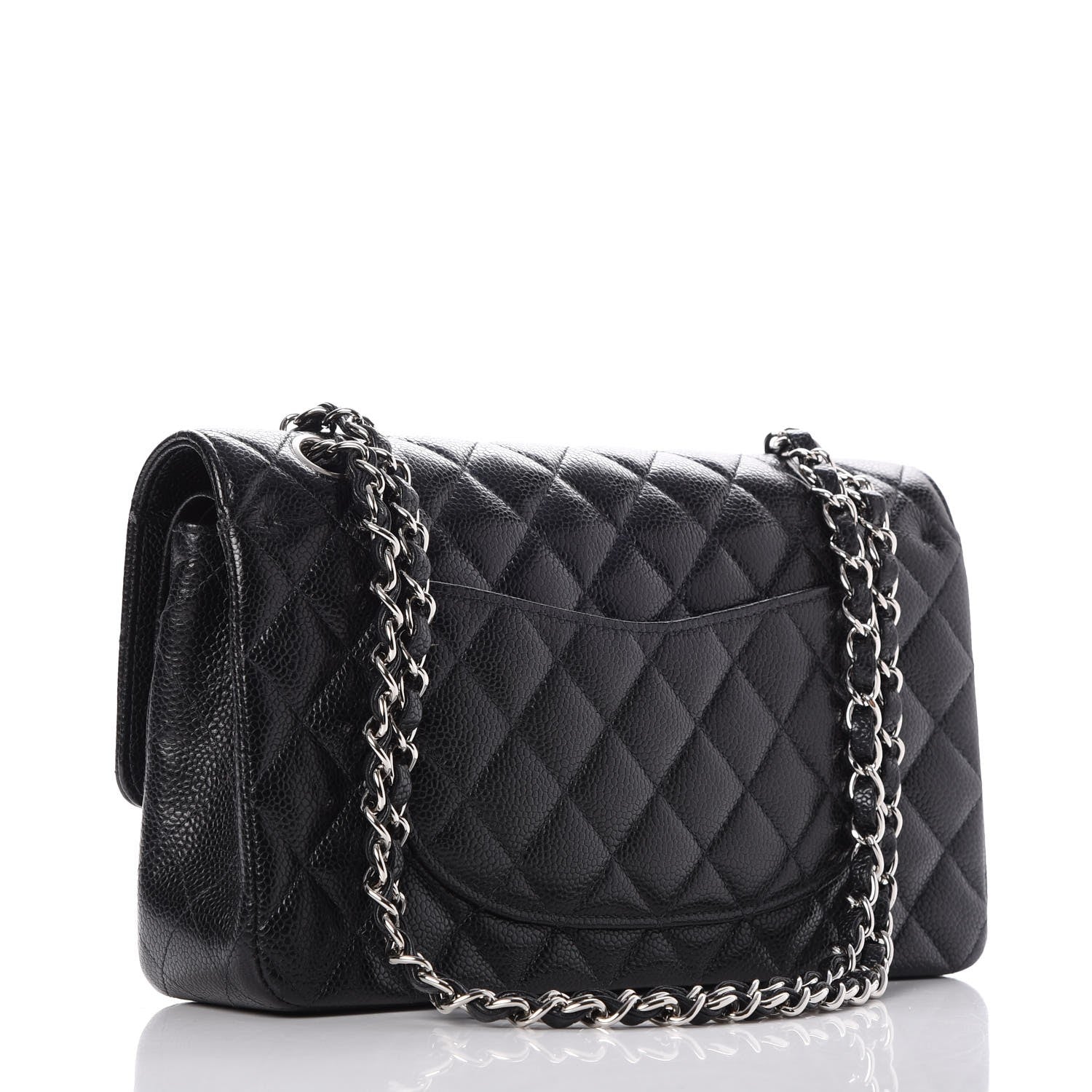Chanel Caviar Quilted Medium Double Flap Black 4 of 13