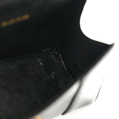 Balenciaga Shiny Box Calfskin Hourglass Top Handle Bag XS Black 11 of 11