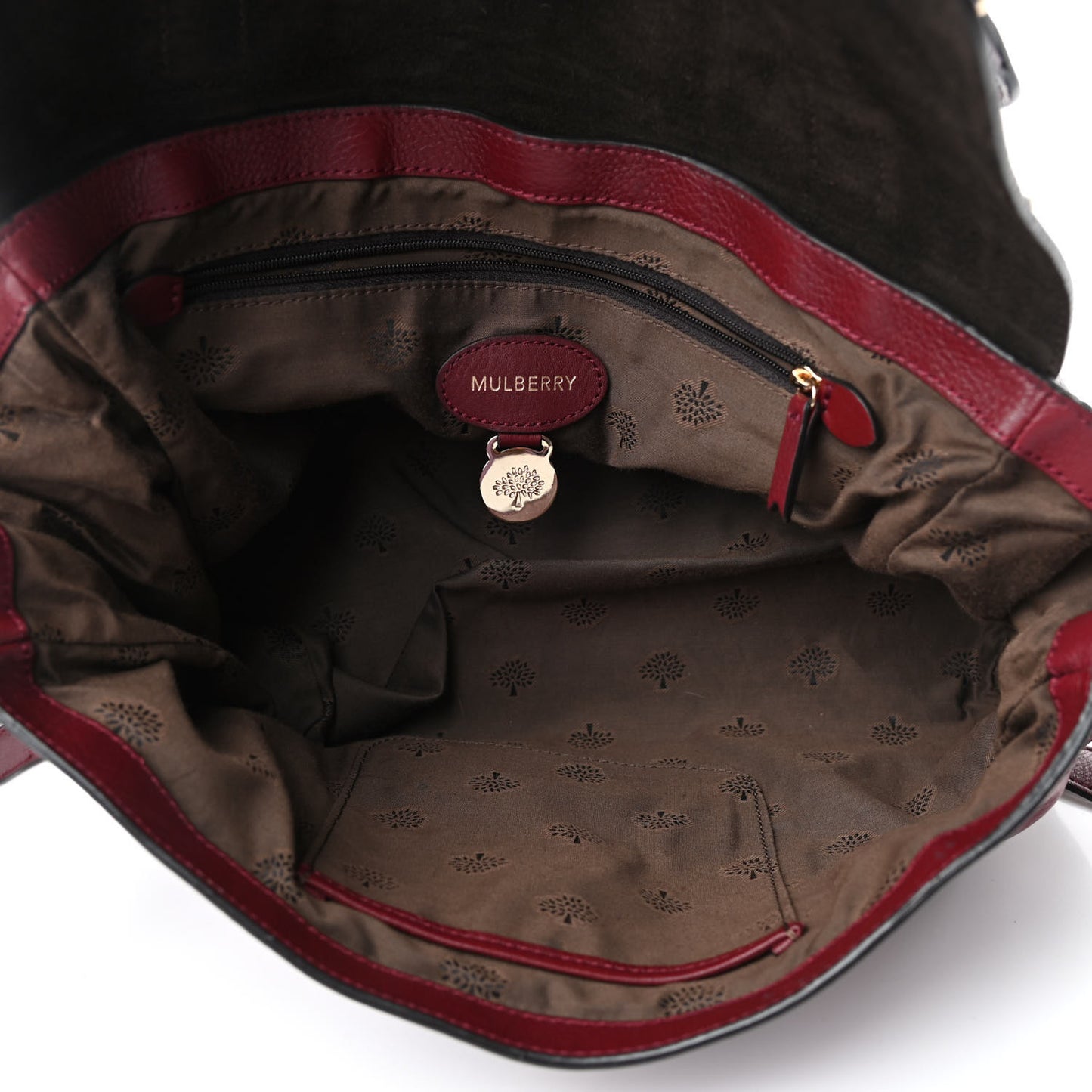 Polished Buffalo Medium Alexa Tassel Satchel Conker