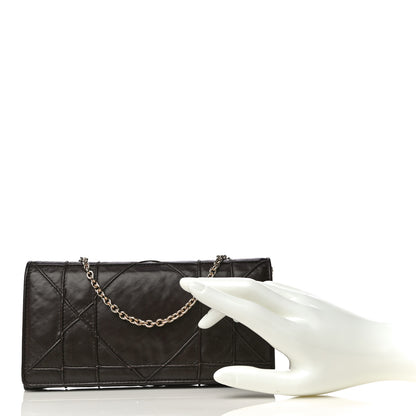 Christian Dior Lambskin Cannage Rendezvous Chain Wallet Brown 2 of 16