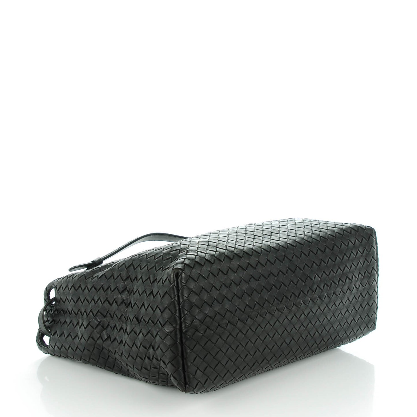 Nappa Intrecciato Medium Garda Bag Black
