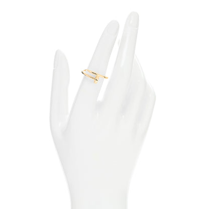 Cartier 18K Yellow Gold Small Juste Un Clou Ring 55 7.25 2 of 5