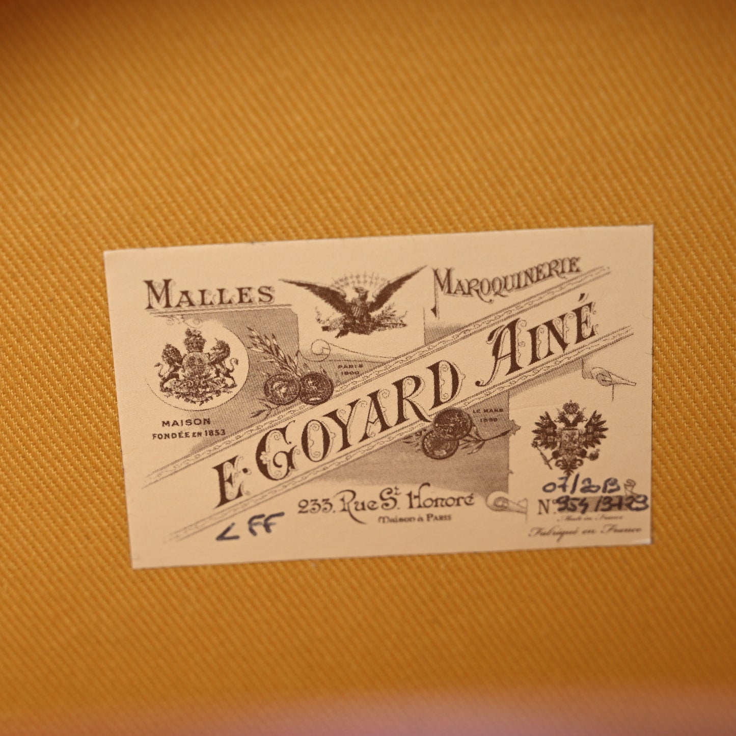 Goyardine Alto Hatbox Red