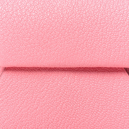 Hermes Chevre Mysore Verso Bastia Coin Purse Rose Confetti Brique 8 of 9