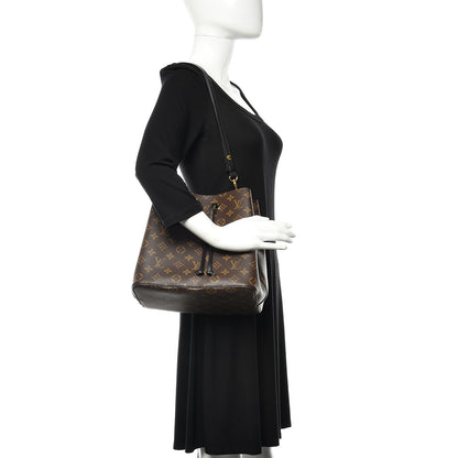 Louis Vuitton Monogram Neonoe MM Black 2 of 9
