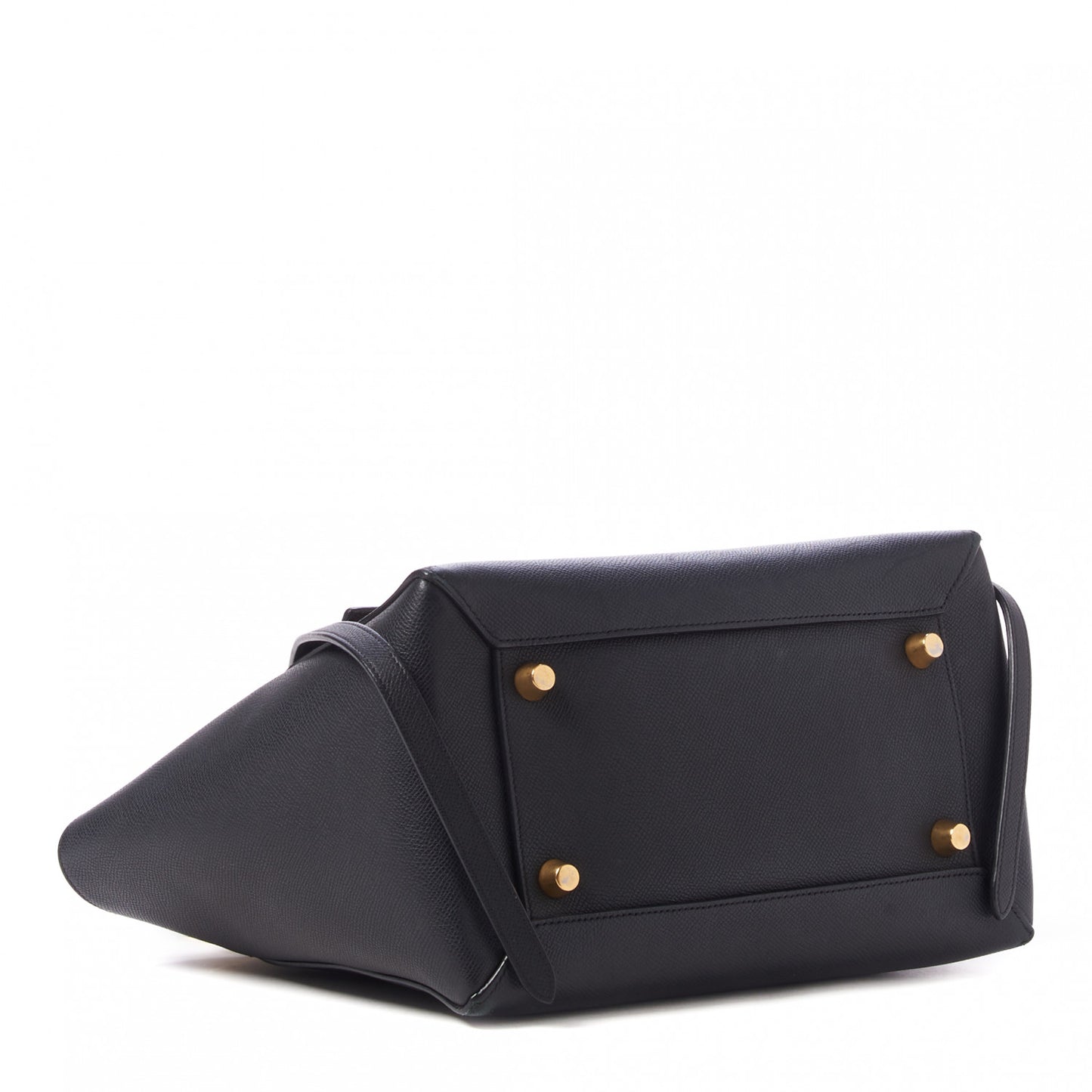 Grained Calfskin Mini Belt Bag Black