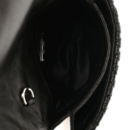 Miu Miu Nappa Matelasse Crystal Shoulder Bag Black 5 of 12