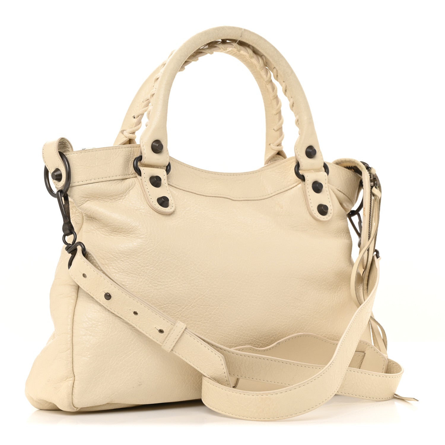 Balenciaga Agneau Classic Hardware Town Blanc Creme Light Craie 4 of 14