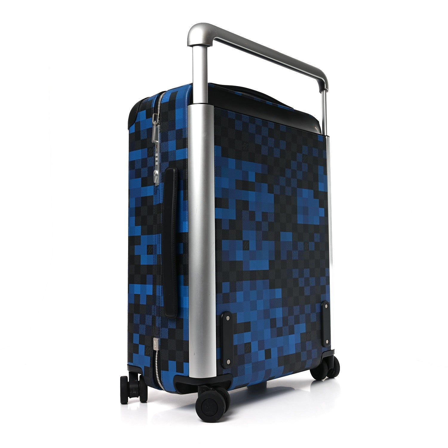Louis Vuitton Damier Graphite Giant Pixel Horizon 55 Blue 2 of 8