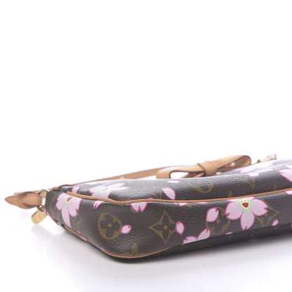 Louis Vuitton Monogram Cherry Blossom Pochette Accessories Brown 10 of 13