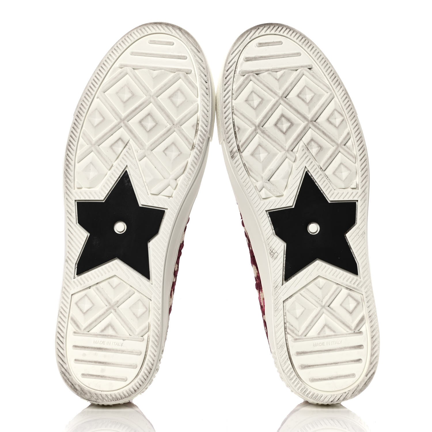 Christian Dior Canvas Oblique Walk'N'Dior Low Top Sneakers 38.5 Deep Amaranth 7 of 10