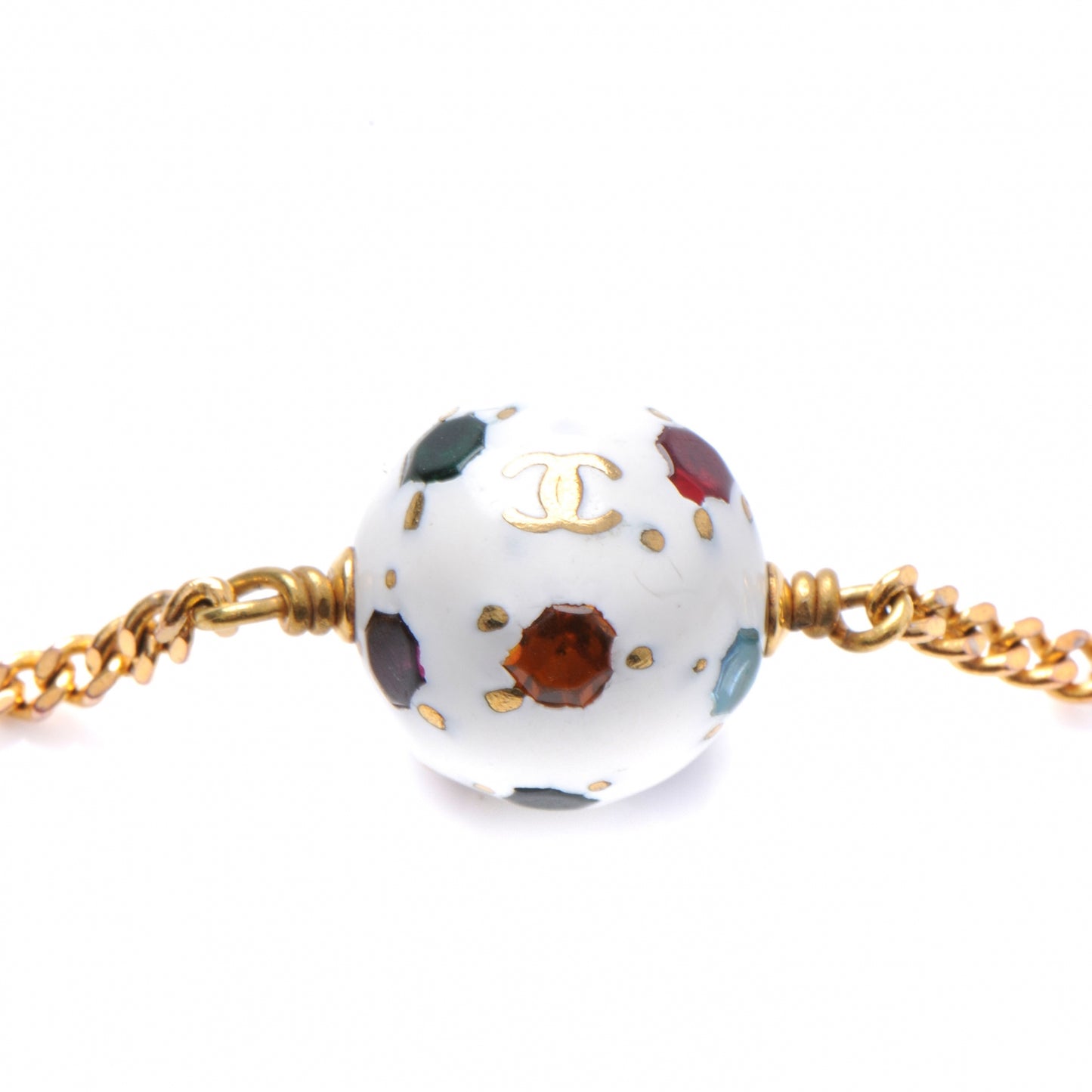 Soccer Ball Pendant Charm Bracelet