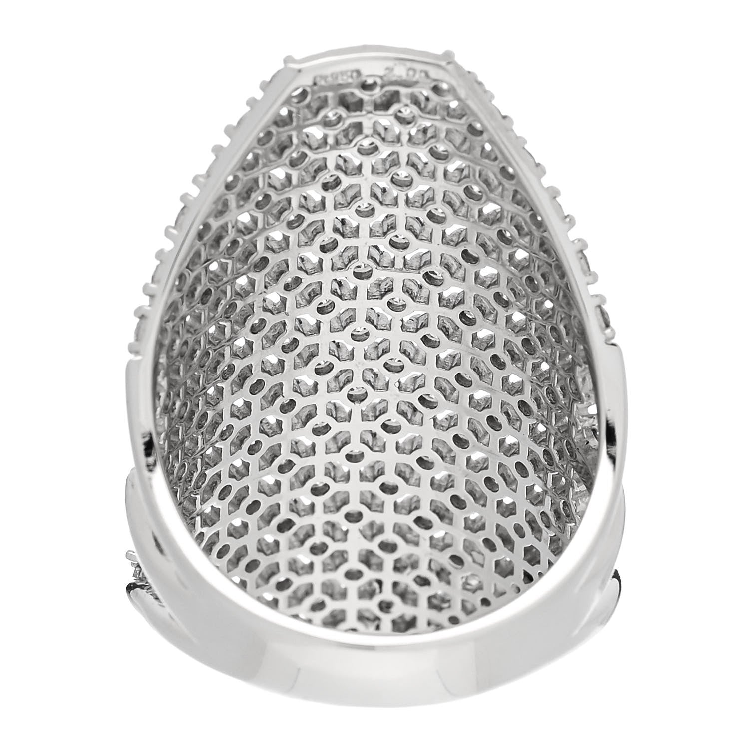 Parker & West by FASHIONPHILE Platinum Diamond 2.00ctw Cocktail Ring 54 6.75 7 of 8