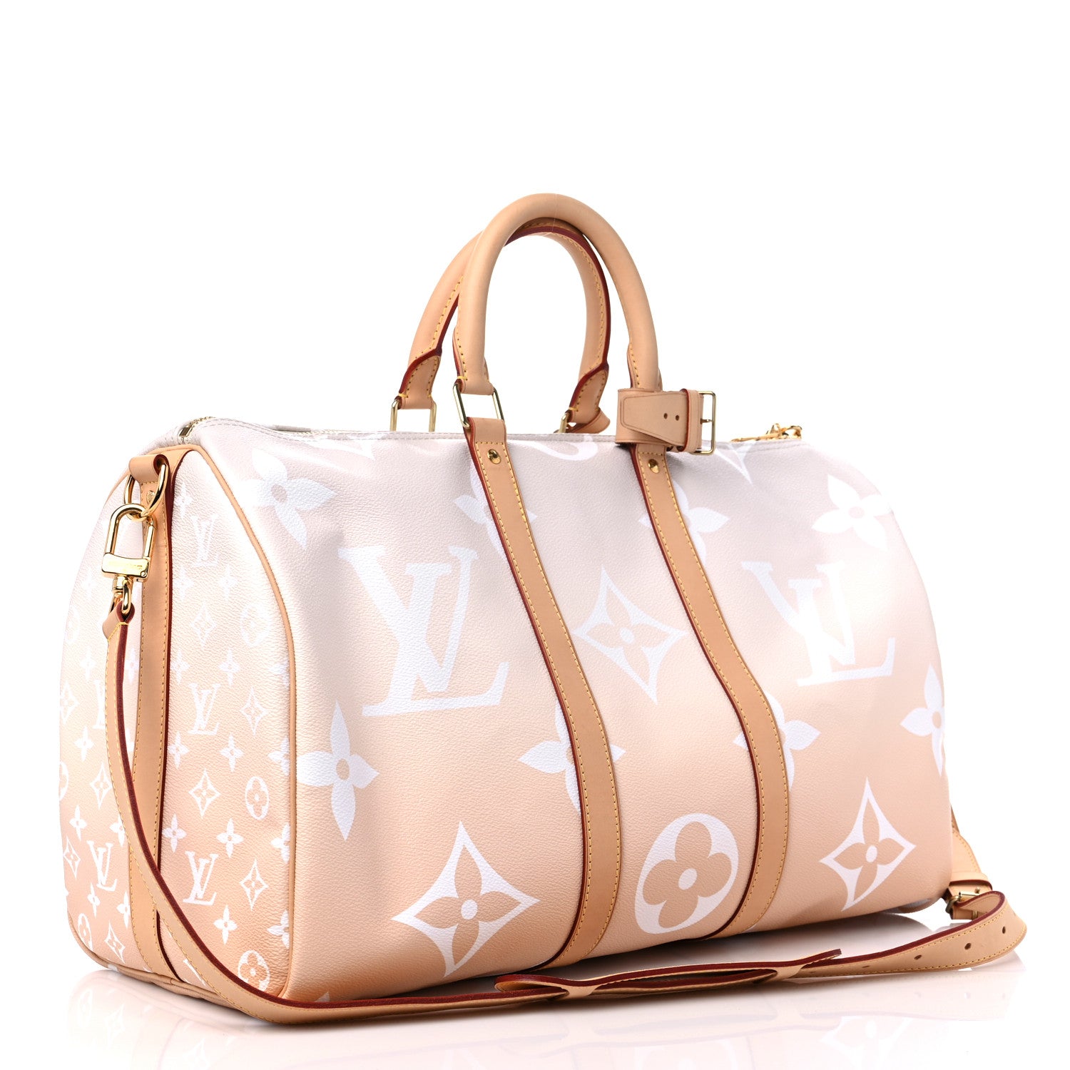 Louis Vuitton Monogram Giant By The Pool Keepall Bandouliere 45 Brume 2 of 10