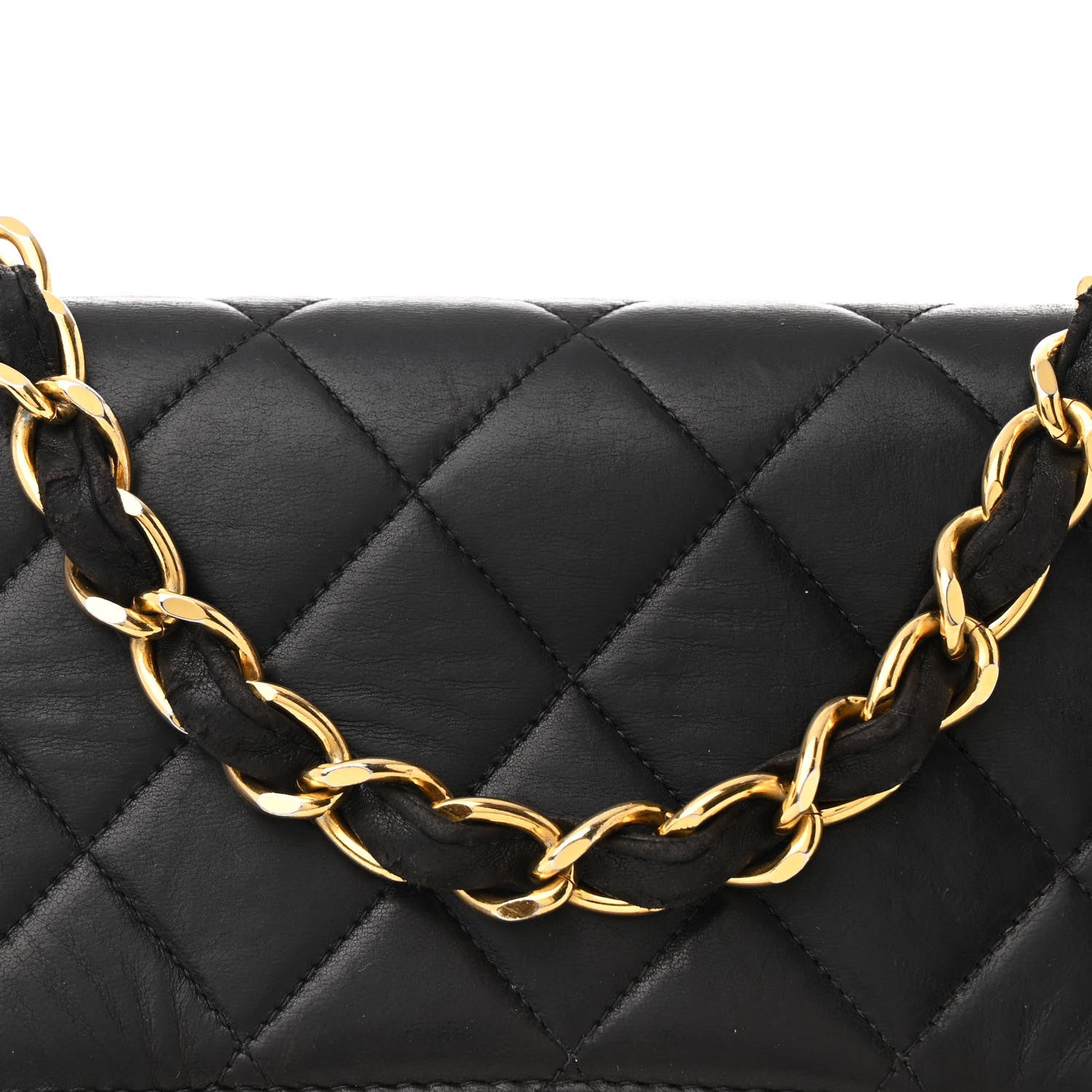 Chanel Lambskin Quilted XL Jumbo Single Flap Black 9 of 15