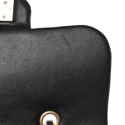 Chanel Metallic Lambskin Velvet Quilted Small Flap Black 9 of 11