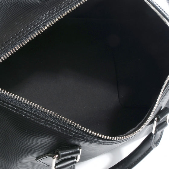 Louis Vuitton Epi Speedy 30 Black 5 of 7